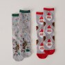 BOLTZE Boltze Jesper Christmas Sock Grey 2 Pack