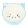 CAT BOWL POLKA DOT BLUE