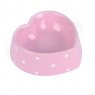 HAPPYPET Polka Heart Cat Bowl