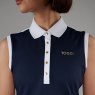 Toggi Toggi Haymarket Sleeveless Polo Shirt Navy/White