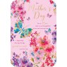 CARD MOTHERS DAY BUTTERFLY FLORAL