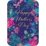 CARD MOTHERS DAY BLUE FLORAL