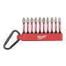 MILWAUKE Milwaukee Shockwave Screwdriver Bit Carabiner Set 10 Piece