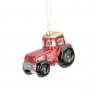 BAUBLE TRACTOR RED