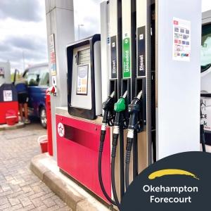 Located on Exeter Road, Okehampton and just off the A30 we are the perfect pit stop to top up on fuel...